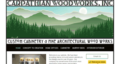 Desktop Screenshot of carpathianwoodworks.com